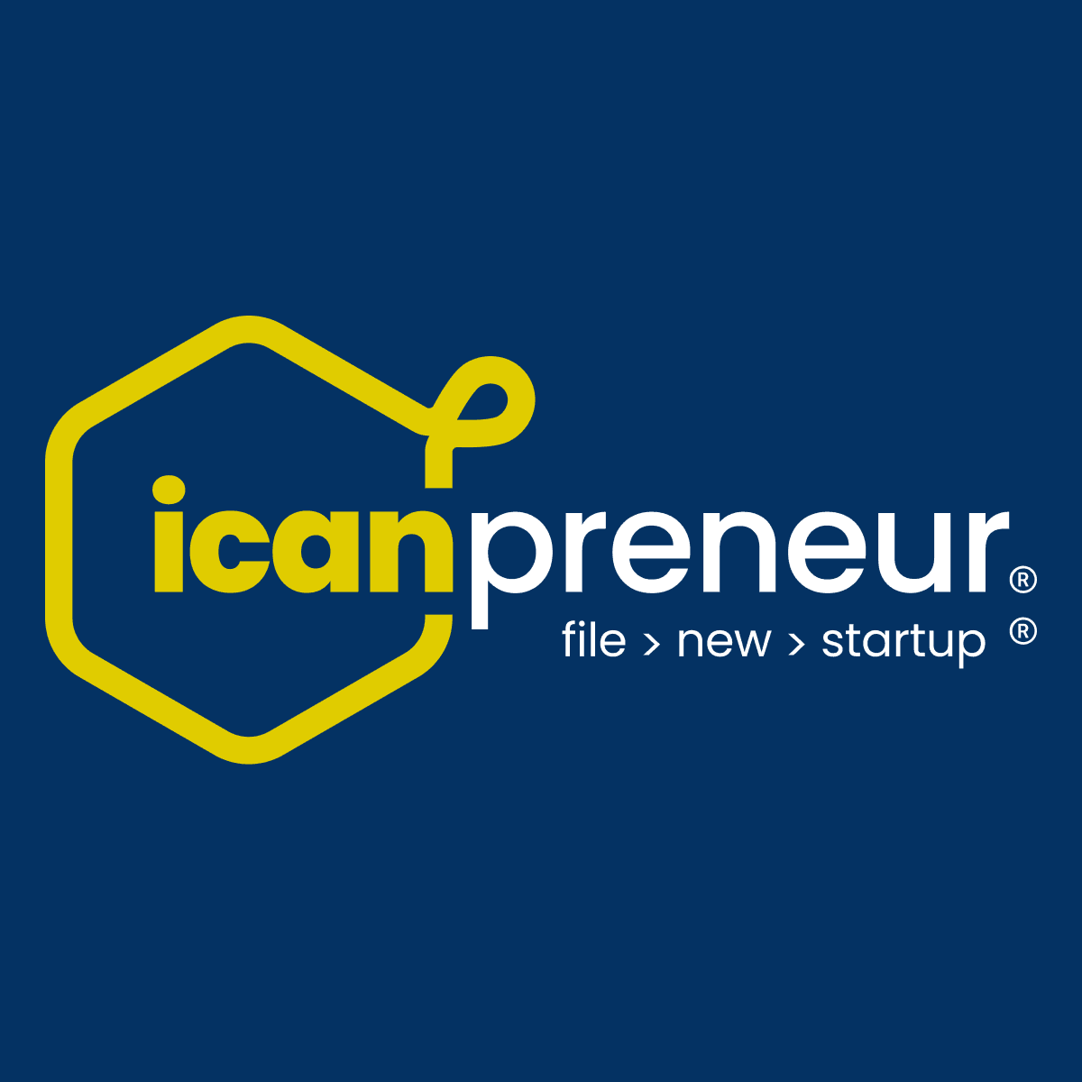 Icanpreneur | file > new > startup